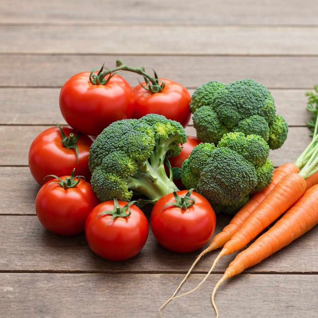 Frisches Gemüse auf dem Tisch