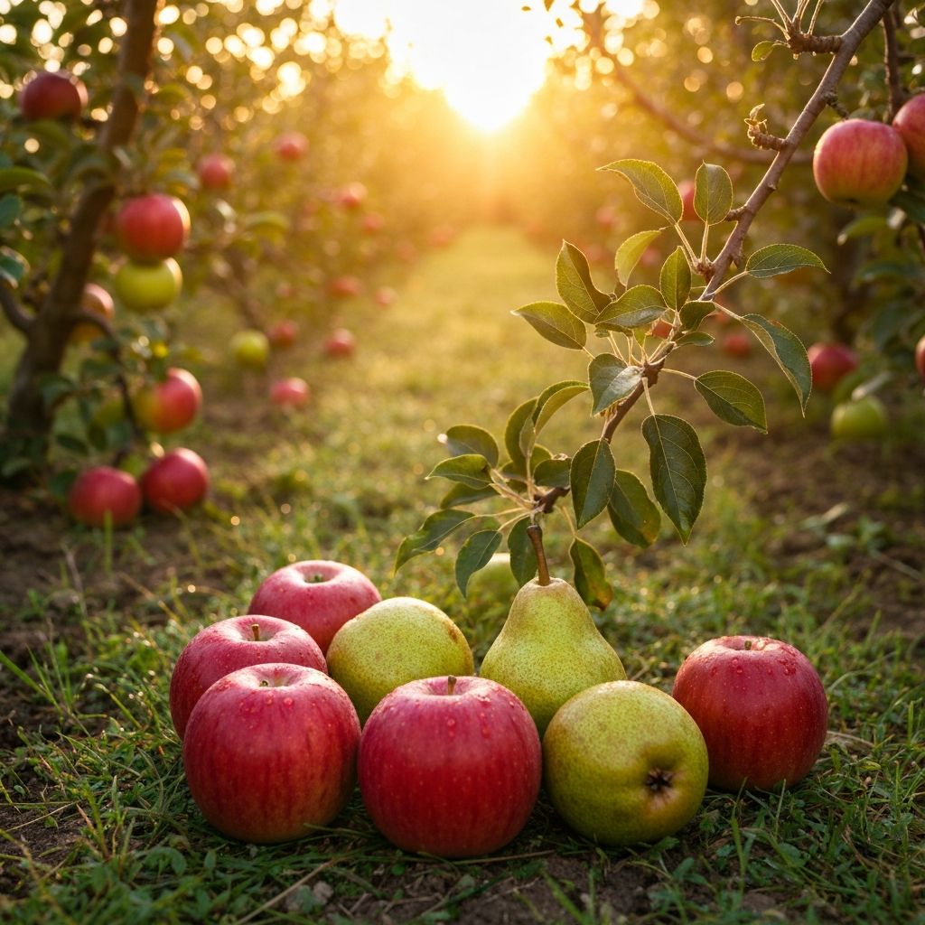 Früchte mit Morgentau